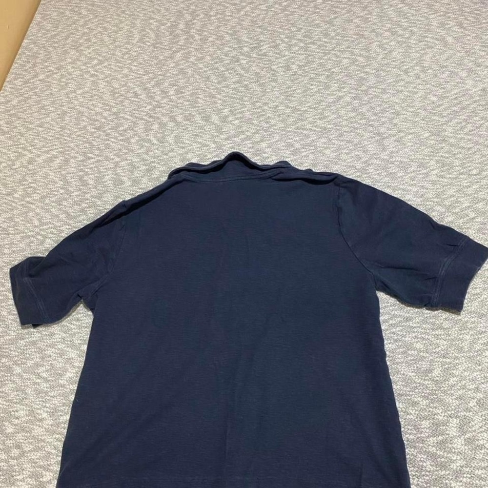 Banana Republic wash blue short sleeve women polo crop women XL. SKU-A183 #polo